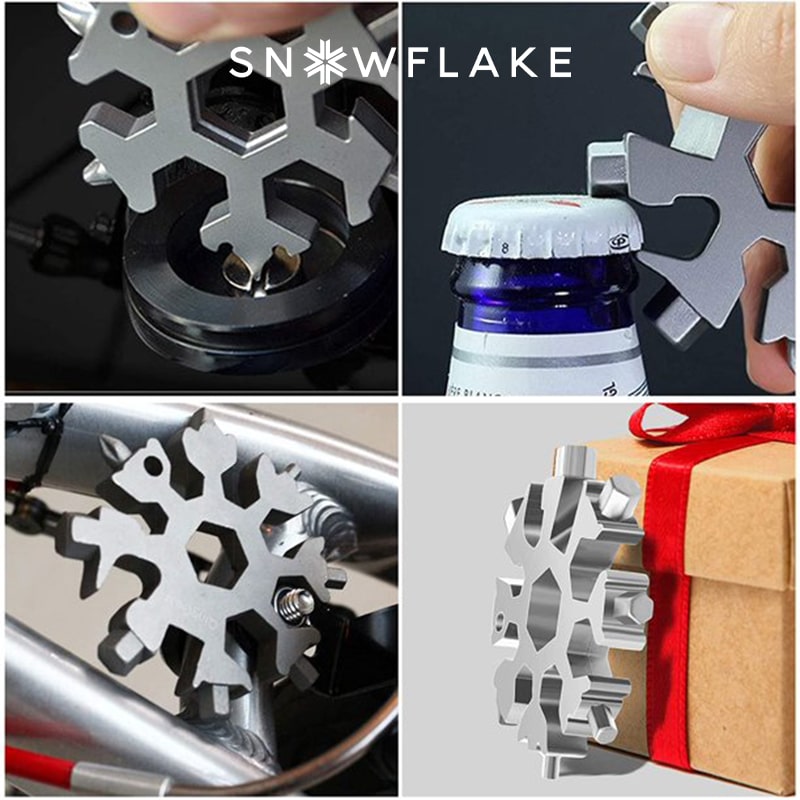 【LAST DAY SALE】18-in-1 Snowflake Multi-Tool