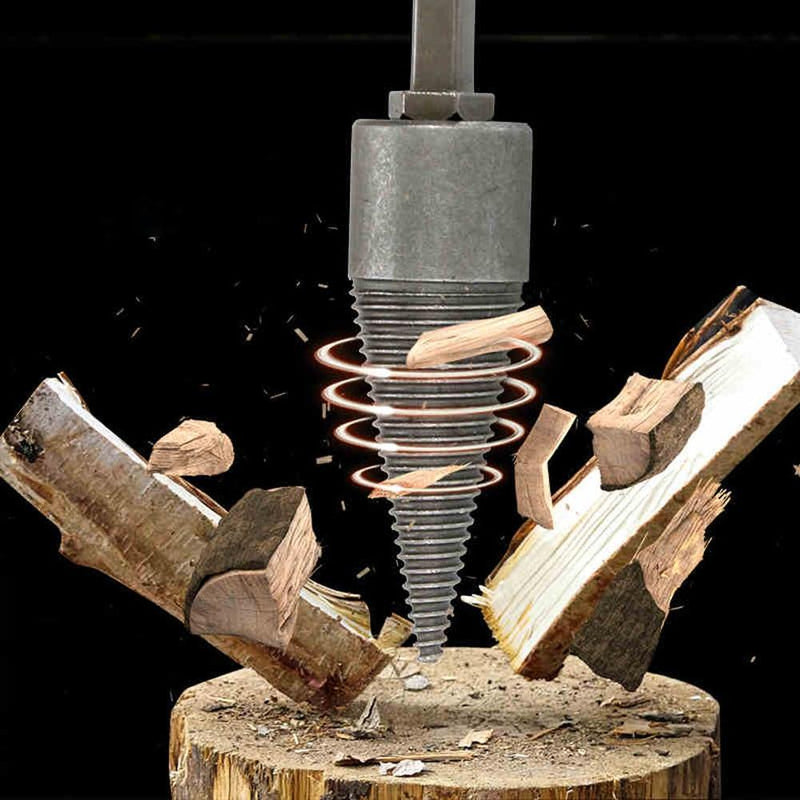 【LAST DAY SALE】Shank Firewood Drill Bit - Works With Any Drill!