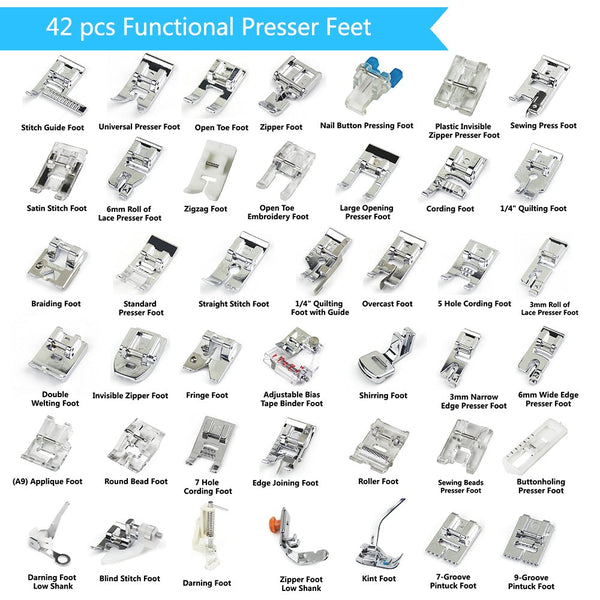 【LAST DAY SALE】42 Pcs Ultimate Presser Foot Set