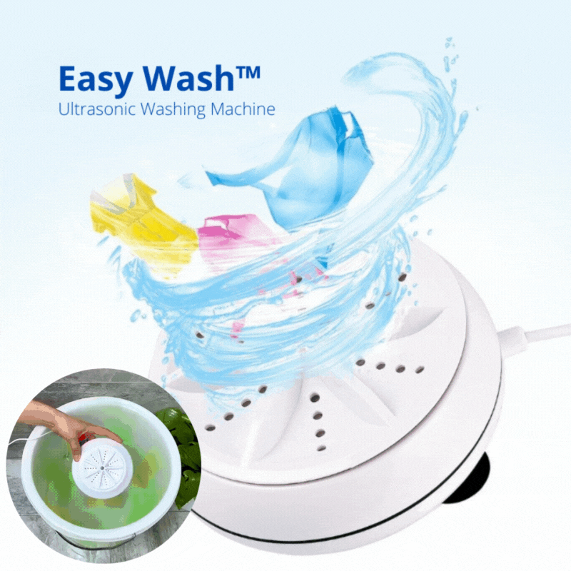【LAST DAY SALE】Easy Wash™ - Ultrasonic Washing Machine