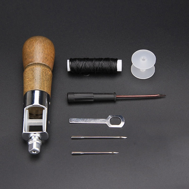 【LAST DAY SALE】Leather Sewing Awl Kit Hand Stitcher Set