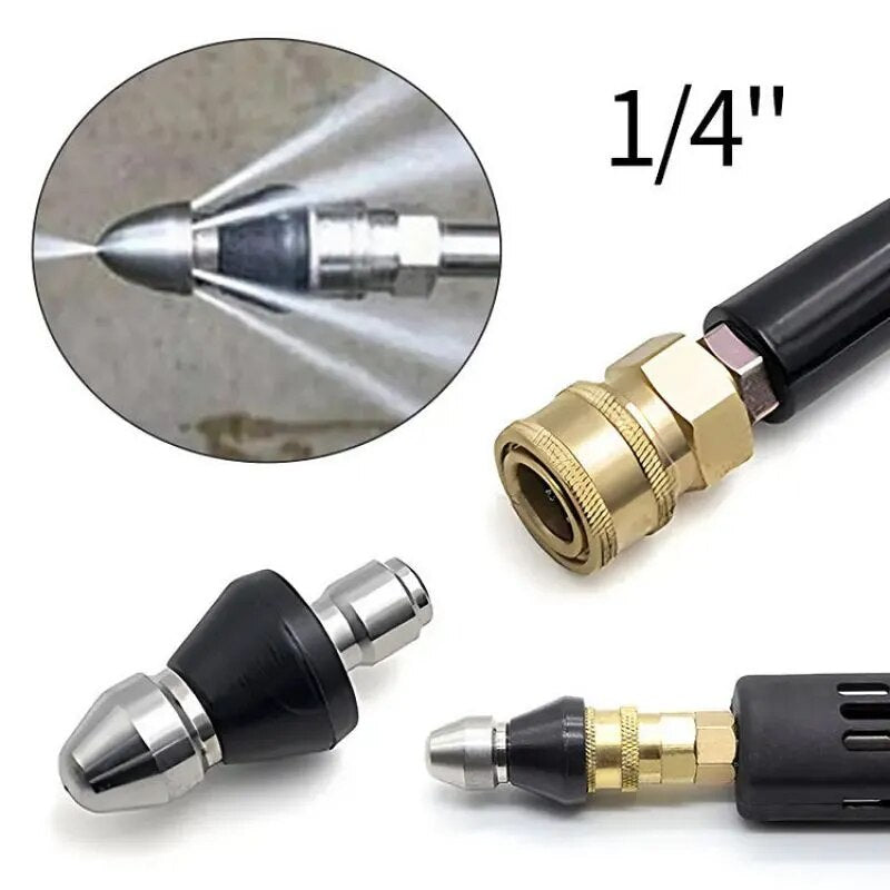 【LAST DAY SALE】Sewer Cleaning Tool High-pressure Nozzle
