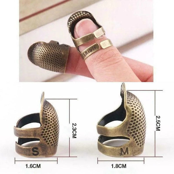 【LAST DAY SALE】2 Pack Sewing Thimble Finger Protector