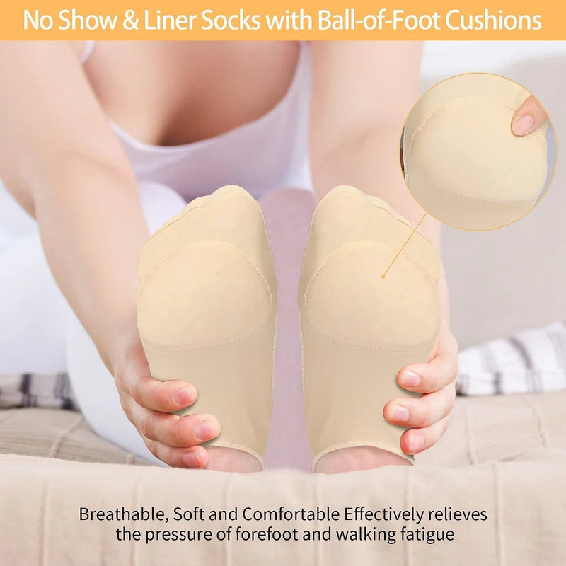 【LAST DAY SALE】Sock-Style Ball Of Foot Cushions For Women