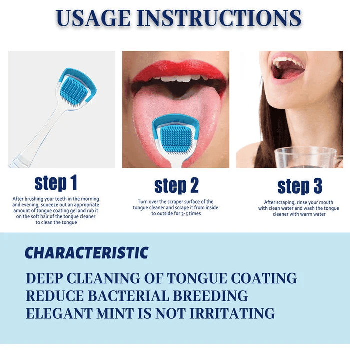 【LAST DAY SALE】Probiotic Tongue Cleaning Gel Set Nomardic
