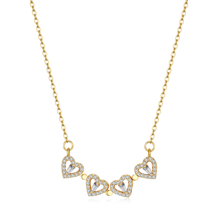 【LAST DAY SALE】Clover Hearts Necklace