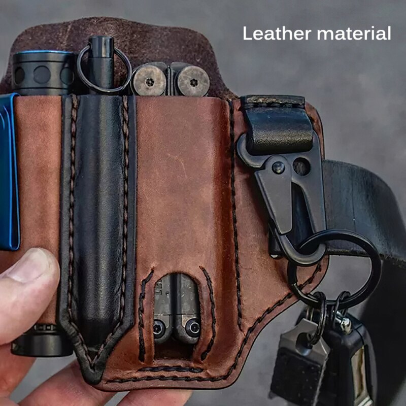 【LAST DAY SALE】Tactical Multi Tool Belt Leather Bag