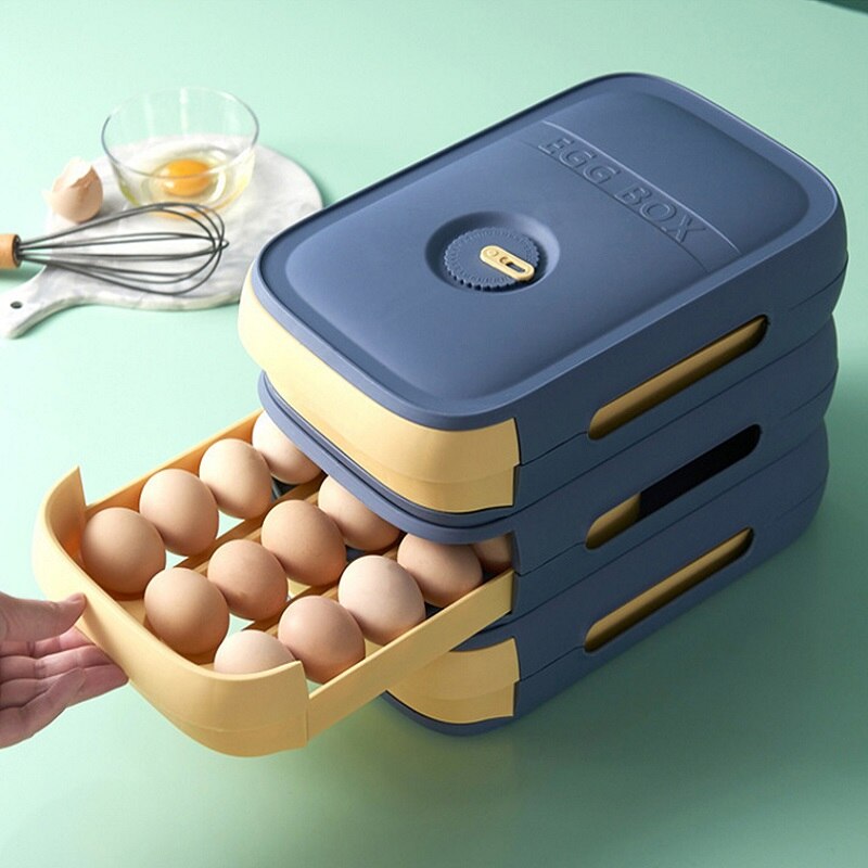 【LAST DAY SALE】New Drawer Type Egg Storage Box