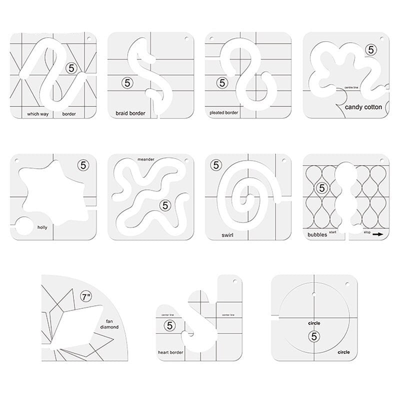 【LAST DAY SALE】Sewing machine templates