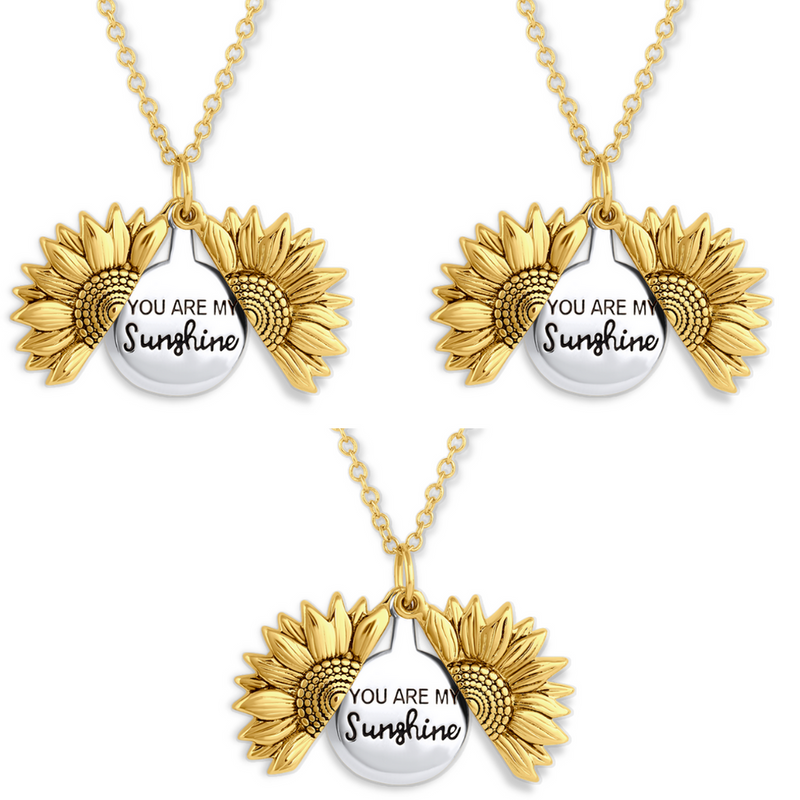 【LAST DAY SALE】''You Are My Sunshine'' Necklace (Buy 1 Get 1 Free)