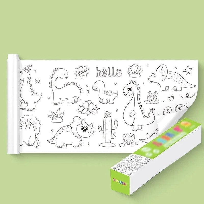 【LAST DAY SALE】Children's Drawing Roll
